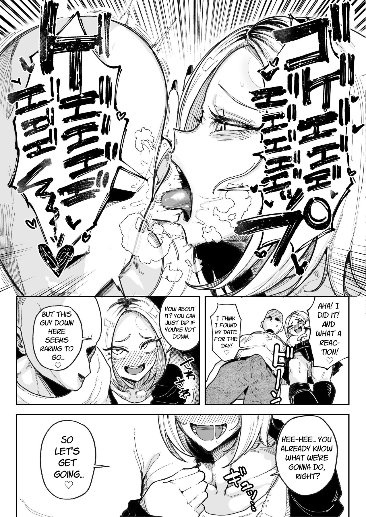 Hentai Manga Comic-Smegma Loving Dick Sniffin' Gal's Raw Fuck & Sloppy Kissing Semen Burps-Read-3